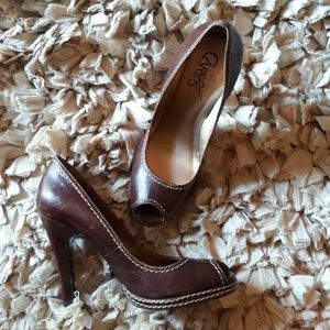 Carlos Santana open toe heels.